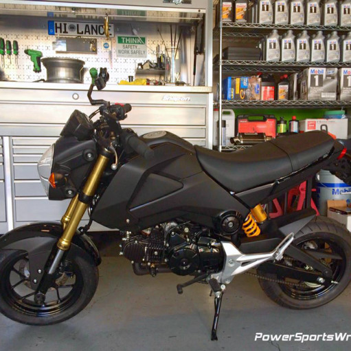 honda grom matte black
