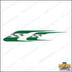 Speedway B8 golf car decal design